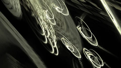 HD Abstract fractal forms morph and oscillate (Loop) Video stock 101687536