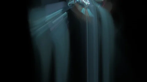 HD Abstract fractal forms morph and oscillate (Loop) Stock Footage 101704232