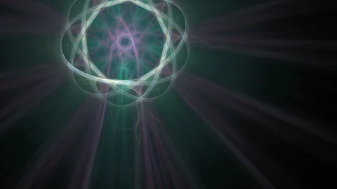HD Abstract fractal forms morph and oscillate (Loop) Stock Footage 101740940