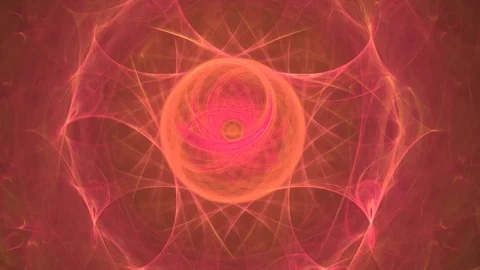 HD Abstract fractal forms morph and oscillate (Loop) Stock Footage 101742075