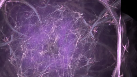 HD Abstract fractal forms morph and oscillate (Loop) Stock Footage 101762852