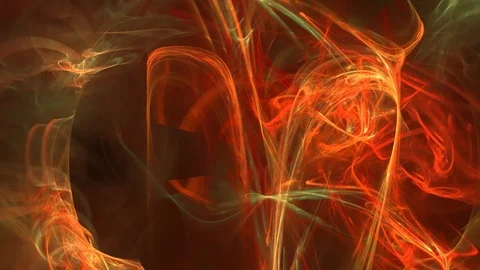 HD Abstract fractal forms morph and oscillate (Loop) 스톡 동영상 101763657