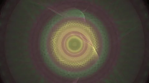 HD Abstract fractal forms morph and oscillate (Loop) Stock Footage 101766200