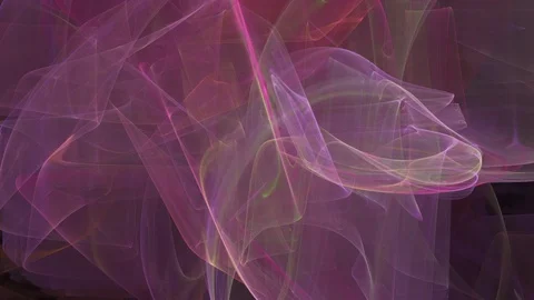 HD Abstract fractal forms morph and oscillate (Loop) Video stock 101766640