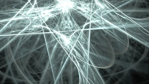 HD Abstract fractal forms morph and oscillate (Loop) Stock Footage 101766699