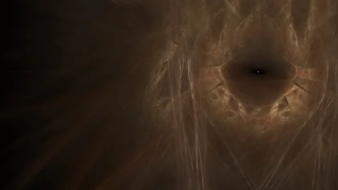 HD Abstract fractal forms morph and oscillate (Loop) Stock Footage 101808932