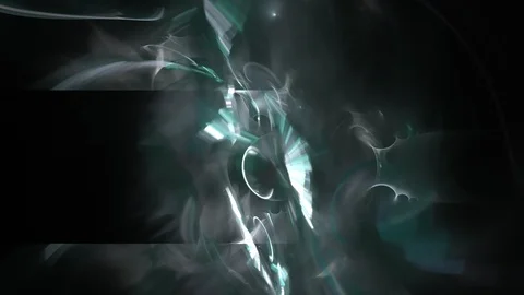 HD Abstract fractal forms morph and oscillate (Loop) Stock Footage 101810838