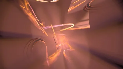 HD Abstract fractal forms morph and oscillate (Loop) Stock Footage 101811946