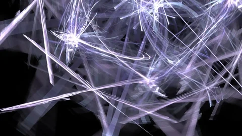 HD Abstract fractal forms morph and oscillate (Loop) 스톡 동영상 101828047