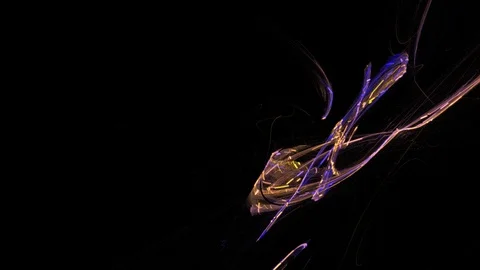 HD Abstract fractal forms morph and oscillate (Loop) Stock Footage 101828645