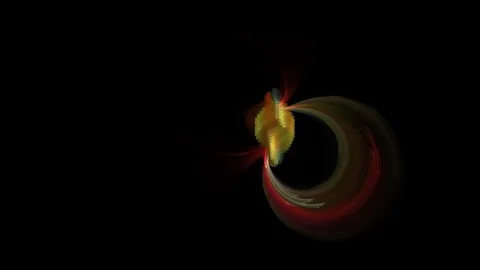 HD Abstract fractal forms morph and oscillate (Loop) Stockbeeldmateriaal 101835909