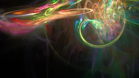 HD Abstract fractal forms morph and oscillate (Loop) Video stock 101839333