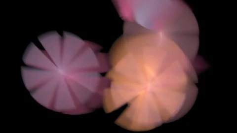 HD Abstract fractal forms morph and oscillate (Loop) Video stock 101907040