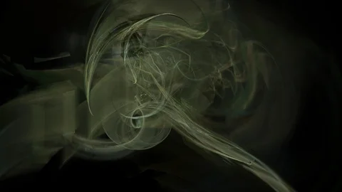 HD Abstract fractal forms morph and oscillate (Loop) Stock Footage 101921904