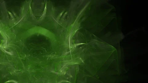 HD Abstract fractal forms morph and oscillate (Loop) 스톡 동영상 101930843