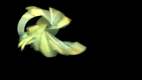 HD Abstract fractal forms morph and oscillate (Loop) Stock Footage 101944763