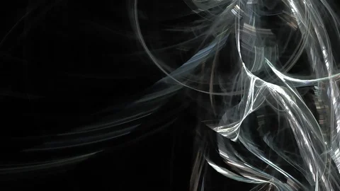 HD Abstract fractal forms morph and oscillate (Loop) Video stock 101953560