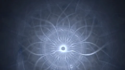 HD Abstract fractal forms morph and oscillate (Loop) Vídeos de archivo 101971548