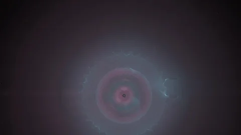 HD Abstract fractal forms morph and oscillate (Loop) Stock Footage 101974360