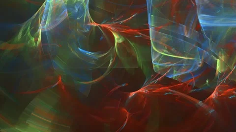 HD Abstract fractal forms morph and oscillate (Loop) Stock Footage 101984139