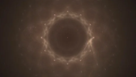 HD Abstract fractal forms morph and oscillate (Loop) Video stock 101990801