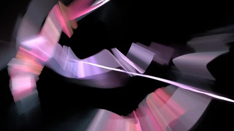 HD Abstract fractal forms morph and oscillate (Loop) 스톡 동영상 102000003