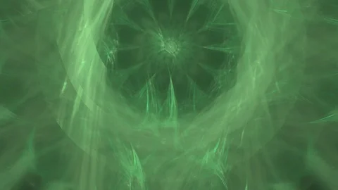 HD Abstract fractal forms morph and oscillate (Loop) Stock Footage 102004361