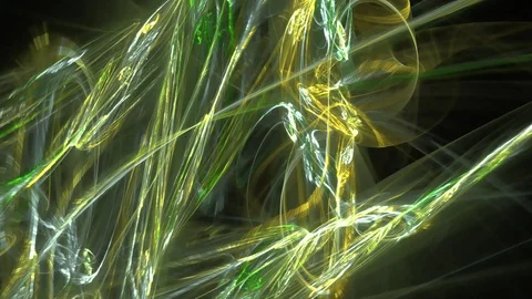 HD Abstract fractal forms morph and oscillate (Loop) 動画素材 102007968