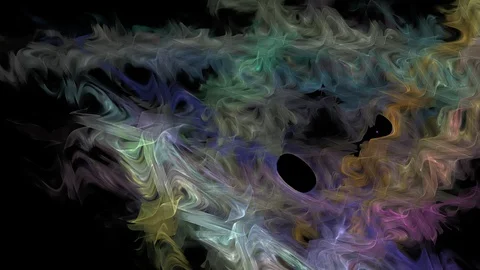 HD Abstract fractal forms morph and oscillate (Loop) Stock Footage 102017510