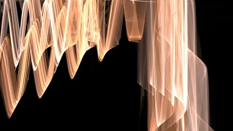HD Abstract fractal forms morph and oscillate (Loop) Stock Footage 102059961