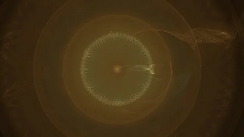 HD Abstract fractal forms morph and oscillate (Loop) Stockbeeldmateriaal 102065761