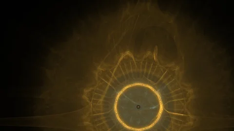 HD Abstract fractal forms morph and oscillate (Loop) Stockbeeldmateriaal 102071314