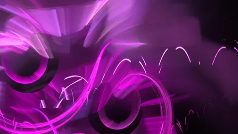 HD Abstract fractal forms morph and oscillate (Loop) 動画素材 102082756