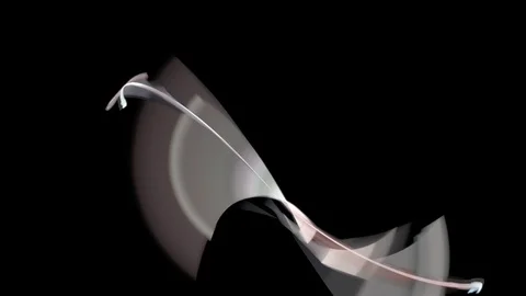 HD Abstract fractal forms morph and oscillate (Loop) Stock Footage 102082822