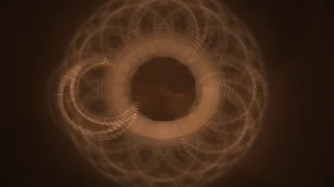 HD Abstract fractal forms morph and oscillate (Loop) Stock Footage 102094837