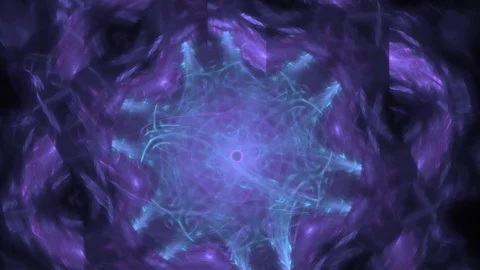 HD Abstract fractal forms morph and oscillate (Loop) Stock Footage 102103731