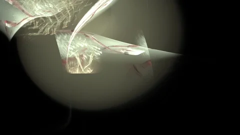 HD Abstract fractal forms morph and oscillate (Loop) Stockbeeldmateriaal 102105759