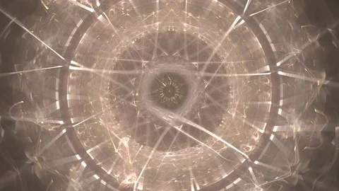 HD Abstract fractal forms morph and oscillate (Loop) Video stock 102126831