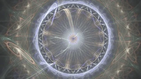 HD Abstract fractal forms morph and oscillate (Loop) Vidéo 102131092