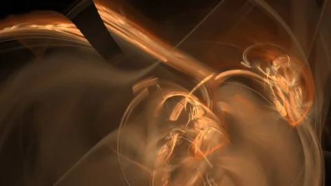 HD Abstract fractal forms morph and oscillate (Loop) Stock Footage 102142983