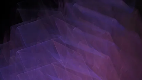 HD Abstract fractal forms morph and oscillate (Loop) Stockbeeldmateriaal 102144909