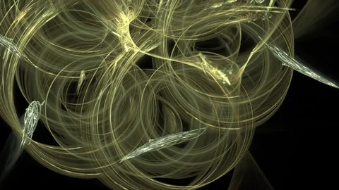 HD Abstract fractal forms morph and oscillate (Loop) Stockbeeldmateriaal 102149413