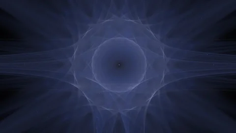 HD Abstract fractal forms morph and oscillate (Loop) Stock Footage 102158003