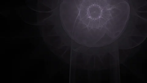 HD Abstract fractal forms morph and oscillate (Loop) Video stock 102160722