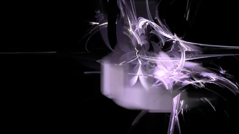 HD Abstract fractal forms morph and oscillate (Loop) Vídeos de archivo 102170335