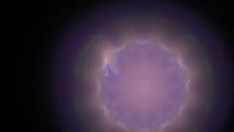 HD Abstract fractal forms morph and oscillate (Loop) Stock Footage 102321938