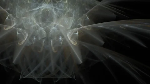 HD Abstract fractal forms morph and oscillate (Loop) Stock Footage 102428782