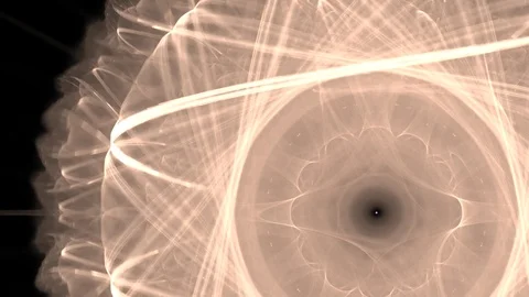 HD Abstract fractal forms morph and oscillate (Loop) Vídeos de archivo 102432489