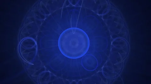 HD Abstract fractal forms morph and oscillate (Loop) Video stock 102434799