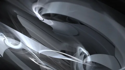HD Abstract fractal forms morph and oscillate (Loop) Video stock 102534458